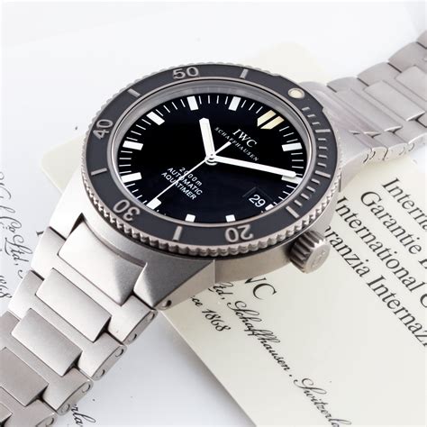 iwc aquatimer 2000 white dial review|iwc aquatimer 2000 titanium.